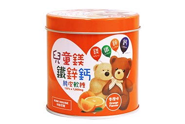 卡怡可斯 兒童鎂鐵鋅鈣脆皮軟糖